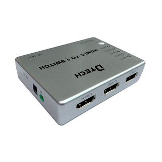 HDMI SWITCH 5 TO 1 DW041 กล่องสลับสัญญาณจอ DTECH HDMI Switch เข้า 5 ออก 1 รุ่น DW041