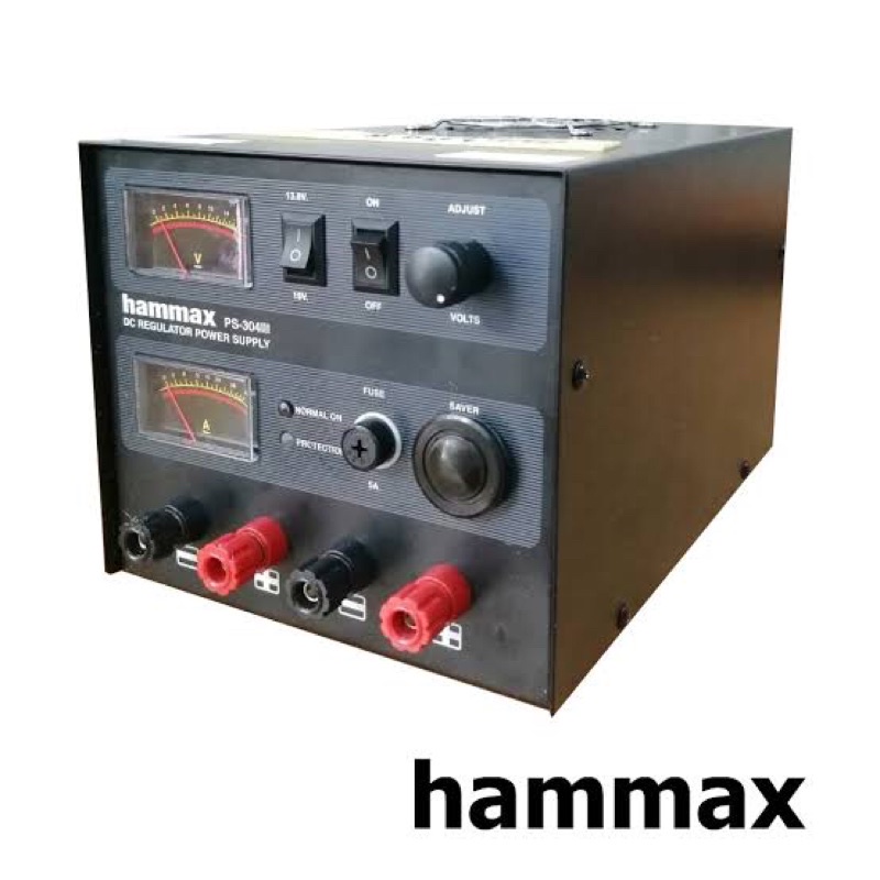 HAMMAX PS-304FX DC Regulator Power Supply 12-13.8V 30A หม้อแปลงไฟ คุณภาพเยี่ยม