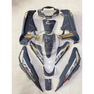 ชุดสีWave125iไฟเลี้ยวบังลม(ได้จำนวนชิ้นตามในรูป)เทาแลมโบ