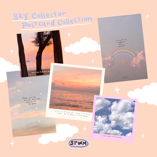 Postcard Sky collector collection โปสการ์ดสำหรับตกแต่งห้อง เขียนจดหมาย | Stickwithme4ev