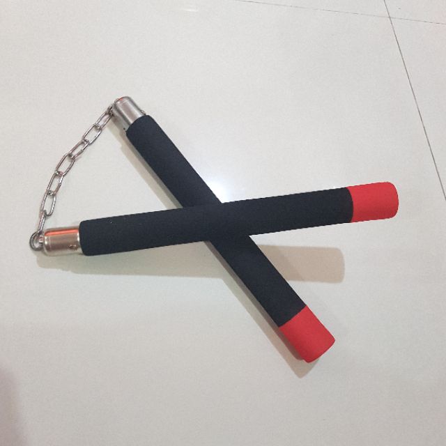 ลดล้างสต๊อกก กระบอง2ท่อน กระบองสองท่อน กระบอง 2 ท่อน สำหรับฝึก ออกกำลังกาย Spong Nunchakus - รูปที่ 3