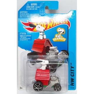 รถเหล็ก HOT WHEELS การ์ตูน PEANUTS SNOOPY