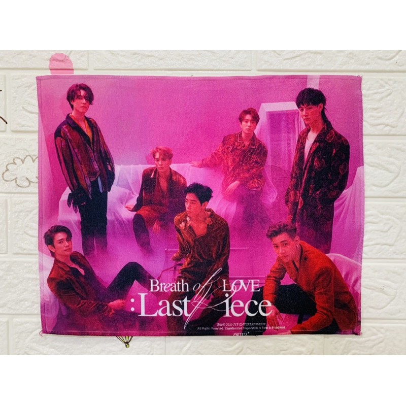 🔥ผ้าแต่งห้องสุดฮิต ลายGot7และBTSราคาถูกสุดๆ🔥ขนาด32*40ซม.