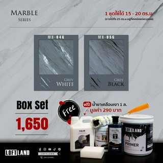 Box Set สีหินอ่อน MS-04-5G GREY