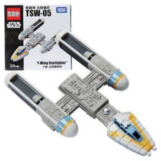 แท้ 100% จากญี่ปุ่น โมเดล ดิสนีย์ ยานวายวิง สตาร์วอร์ส Disney Takara Tomy Tomica Star Wars TSW-05 Y-Wing Starfighter