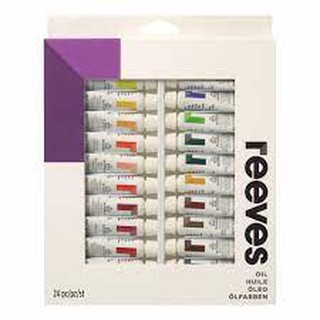 REEVES สีน้ำมัน รีฟ จำนวน 24 สี x10 มล. (780804861884)