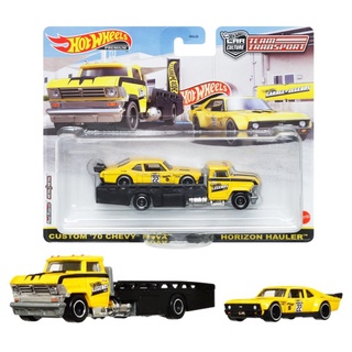 Hot wheels Team transport Garage of legends โมเดลรถเหล็ก ลิขสิทธิ์แท้ แพ็คคู่ สไลด์ โมเดลรถ รถบรรทุก Hotwheels Hot wheel