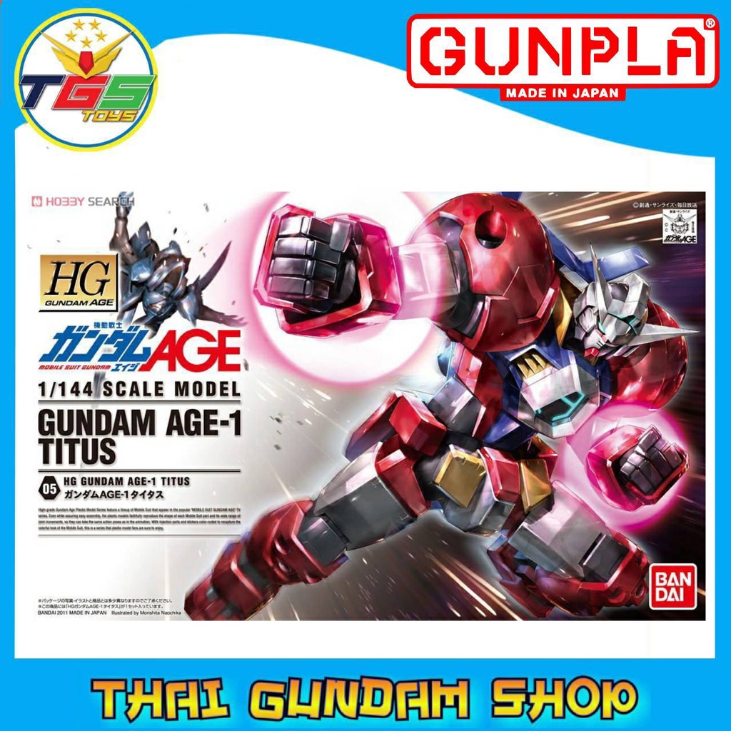 ⭐TGS⭐HG Gundam AGE-1 Titus (AGE)(Gundam Model Kits)