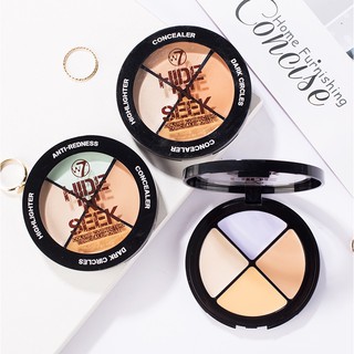 W7 Hide N Seek Colour Correcting Concealer Quad - Green