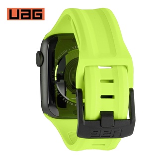 Uag สายนาฬิกาข้อมือซิลิโคน กันน้ํา สําหรับ Apple watch 7 6 SE 5 4 3 2 42 มม. 44 มม. 45 มม. 38 มม. 41 มม. 40 มม.