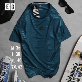 adidas เสื้อยืดแขนสั้นออกกำลังกายผู้ชาย