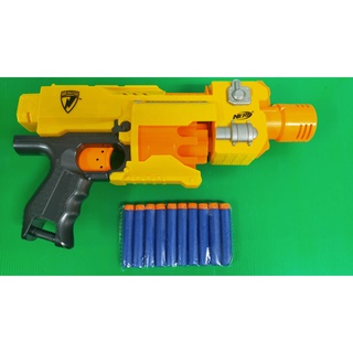 Nerf N-Strike Barricade RV-10 ปืนเนิฟราคาถูกยิงแบบออโต้ลูกโม่10นัด