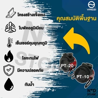 🚀ส่งจากไทย🚀 เครื่องทำความร้อน2000w เครื่องอบผ้า ฮีตเตอร์ YANGZI พัดลมไอร้อน พัดลมอุตสาหกรรม ปรับอุณหภูมิHeater