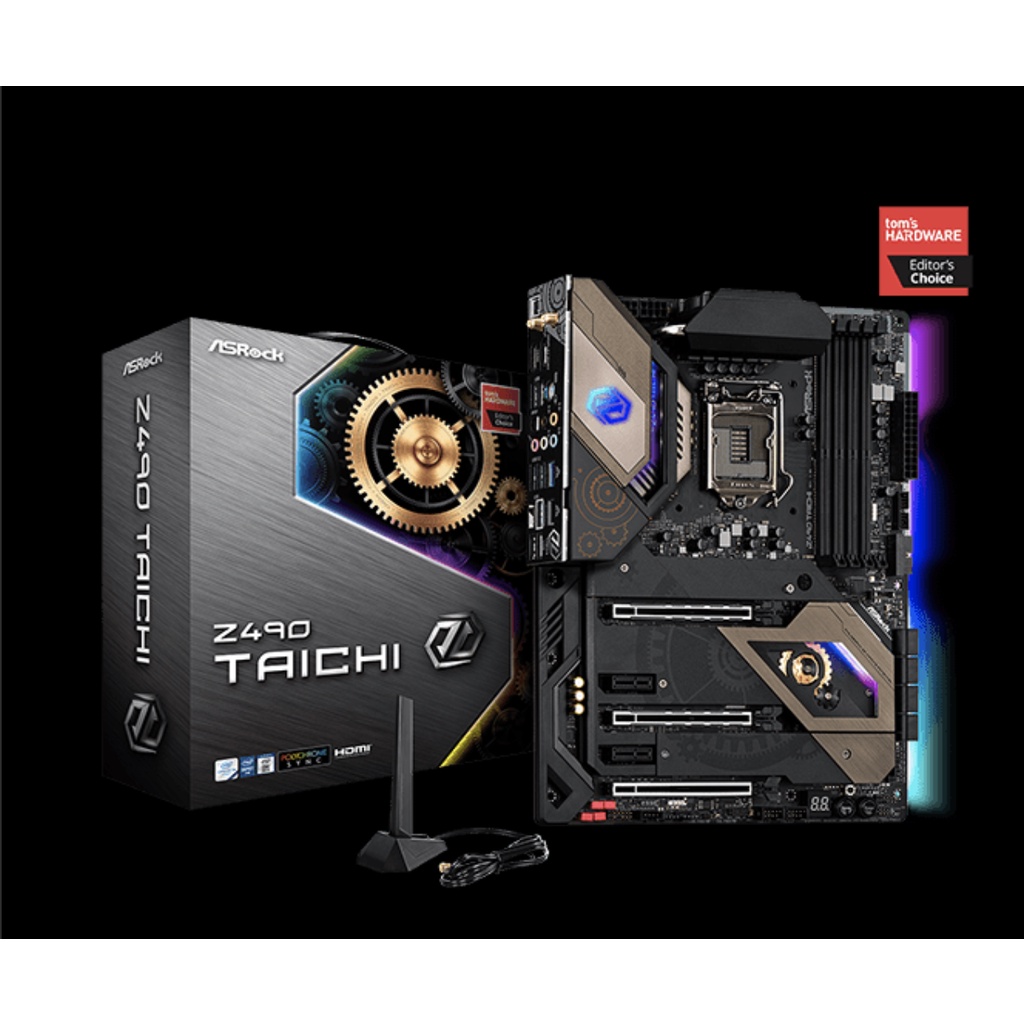 (ล้างสต๊อก ของใหม่มือ1) ASROCK Z490 Taichi LGA1200