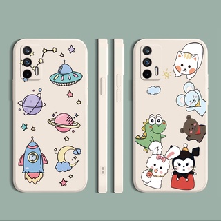 เคสโทรศัพท์มือถือซิลิโคนลายสัตว์สําหรับ Oppo A16 A94 A53 A15/A15S A12 Ax7 A53 A52 A72 A92 A74 A54 5G