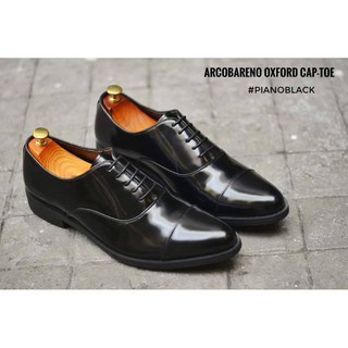 Arcobareno รองเท้าหนัง 502-1 Oxford Black and  Burgundy x WoodenSoles