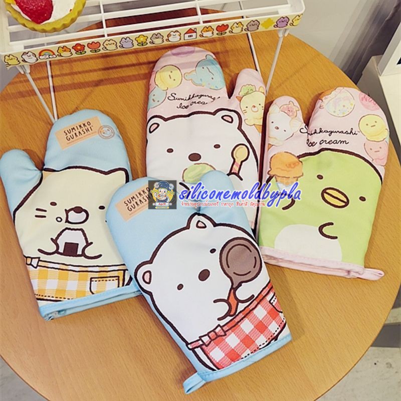 ถุงมือไมโครเวฟ ป้องกันน้ําร้อนลวก