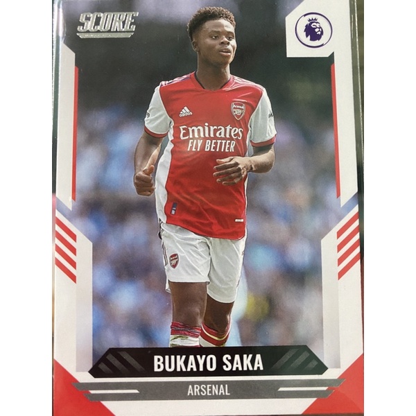 การ์ดนักฟุตบอล 2021/22 Bukayo saka การ์ดสะสม Arsenal การ์ดนักเตะ