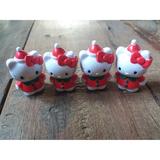 [ของสะสม] โมเดลตุ๊กตาคิตตี้ (Hello Kitty) สวมชุดคริสมาสต์ ของพรีเมี่ยมลิขสิทธิ์ซานริโอ (Sanrio) แท้ไอศกรีมวอลล์ปี 2540