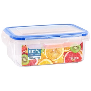 เจซีเจกล่องอาหารรุ่นDouble Lockขนาด 1050มล. JCJ Double Lock food box, size 1050 ml.