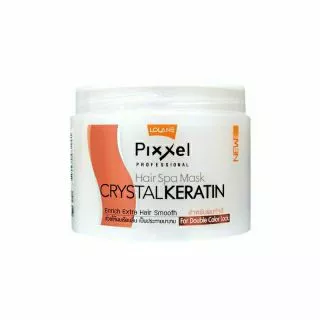 🐟เคราติน ขนแกะ โลแลน Lolane Pixxel Hair Spa Mask CRYSTAL KERATIN ผมนุ่มสลวย เงางาม สูตรบำรุง ผมทำสี, ผมแห้งเสียมาก