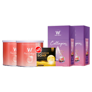 WINK WHITE W Collagen Plus ดับเบิ้ลยู คอลลาเจนพลัส 1+1/ W pure collagen เพียว คอลลาเจน 1+1