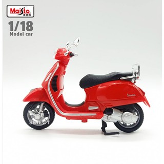 🛵KT022 โมเดลเวสป้า Model  VESPA GTS300 (2017) (Scale 1:18) ❣️