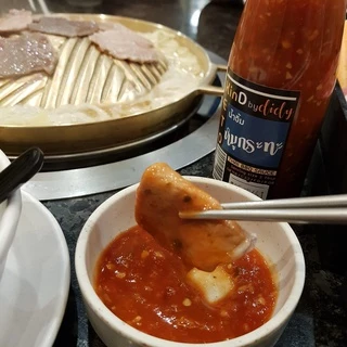 น้ำจิ้มหมูกระทะ 0%Sugar Thai BBQ Sauce แคลอรี่ต่ำ ไม่มีน้ำตาลและผงชูรส กินดีคีโต ใจดีแฟคตอรี่