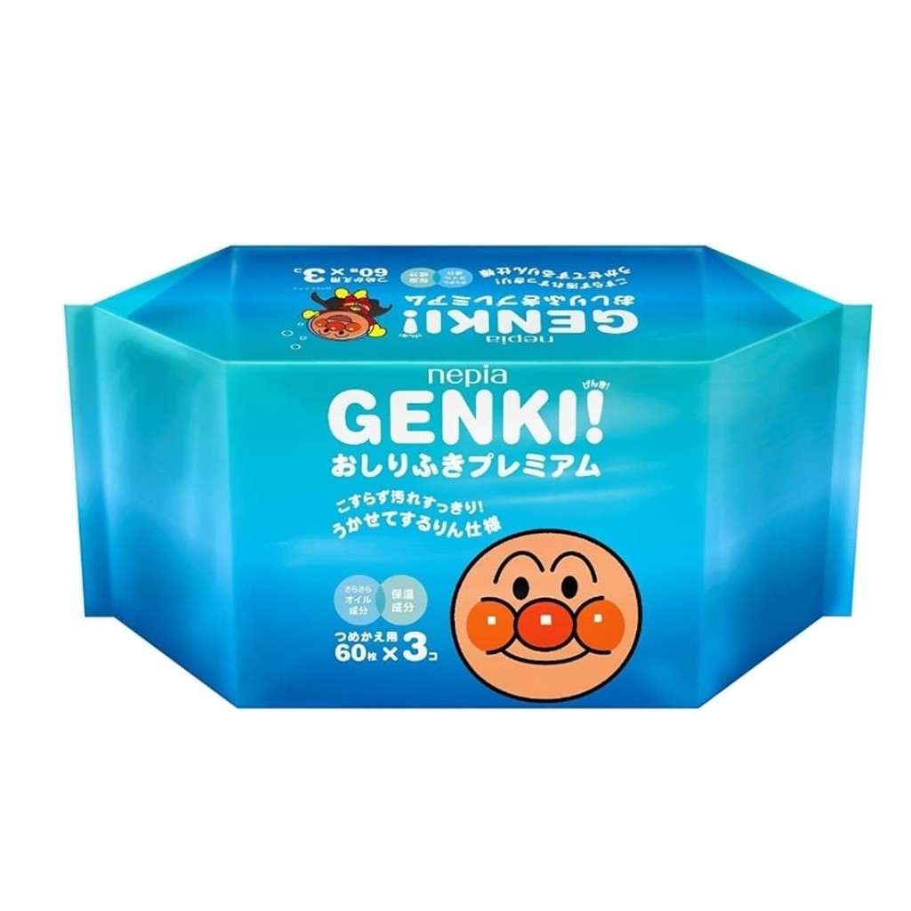 ทิชชู่เปียก genki anpanman