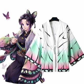 เสื้อแจ็คเก็ตคอสเพลย์ anime demon slayer kimetsu no yaiba kochou shinobu สําหรับผู้หญิง