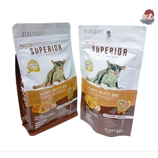 SUPERIOR อาหารเม็ดซูพีเรียร์ อาหารสำหรับชูก้าร์ไกลเดอร์  สัตว์เล็กสัตว์สัตว์ฟันเเทะ