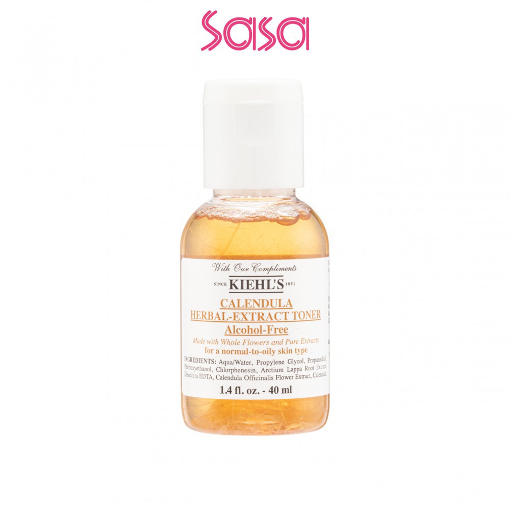 KIEHL'S CALENDULA HERBAL EXTRACT ALCOHOL-FREE TONER คีลส์ คาเลนดูล่า เฮอร์เบิล เอ๊กแทรกซ์ โทนเนอร์ไร้แอลกอฮอล์ ช่วยปลอบประโลมผิว ลดความมันส่วนเกิน 40ml