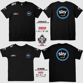 เสื้อยืด พิมพ์ลาย Sky RACING TEAM VR46 สําหรับยานยนต์สามารถปรับแต่งได้