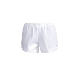 V ACTIVEWEAR 2022 BASIC SHORT WHITE กางเกงใส่ออกกำลังใสว่ายน้ำ มีซับในเป็น กกน ด้านใน  ผ้ากัน UV UPF 50+