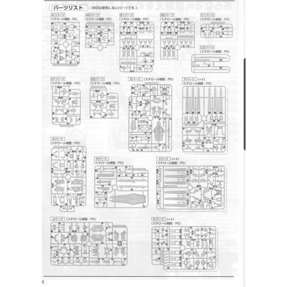 MG Nu Gundam Ver.ka Spare Parts