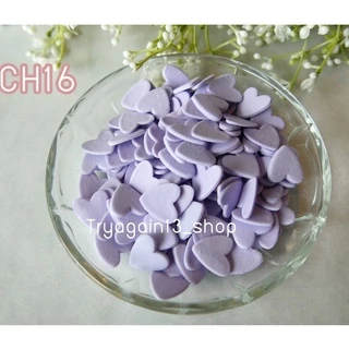 น้ำตาลตกแต่งเค้ก ตกแต่งคัพเค้ก รูปหัวใจ กินได้ สีน่ารักมาก สีพาสเทล