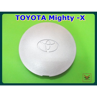 TOYOTA MIGHTY-X PLASTIC "SILVER" WHEEL HUB COVER 15" (1 PC) // ฝาครอบล้อ 15 นิ้ว พลาสติก สีเงิน (1 อัน)