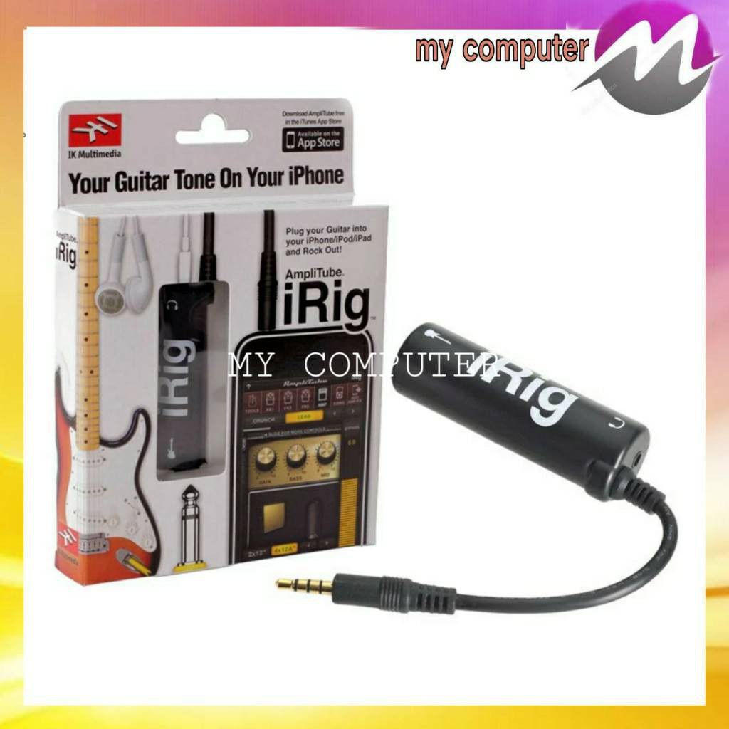iRig AmpliTube Effect Guitar อุปกรณ์เพิ่มเอฟเฟคเสียงต่อกีต้าร์ กับ iphone (Black) #1202