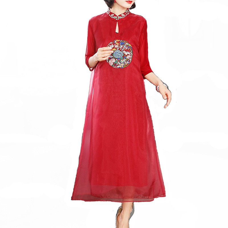 Zen Tea ชุดเดรสสําหรับสตรีทรงหลวม 36116 society777s.th ThaiPick