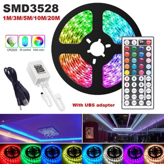 ของพร้อมส่ง🔥✅โครตฮิต✅🔥ไฟเส้นLED RGB พร้อมรีโมท ไฟLED เปลี่ยนสีได้ ไฟแต่งห้อง ไฟตกแต่ง ขนาด5/10/15/20เมตร