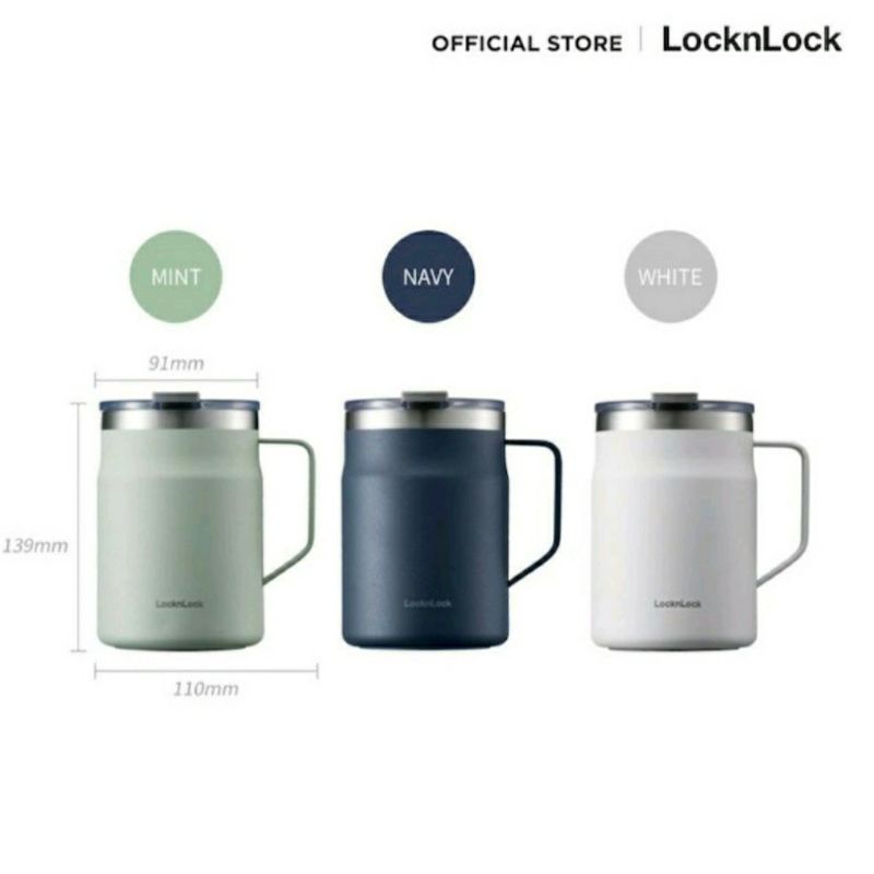ราคาปกติ 995฿LocknLock Metrro Mug แก้วเก็บอุณหภูมิร้อน-เย็น รุ่น LHC4219 แท้100%