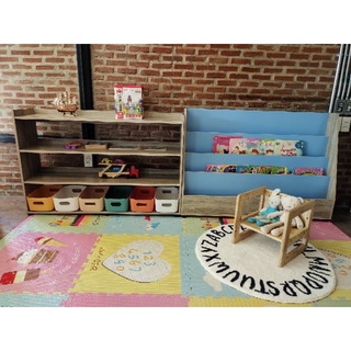 พร้อมส่ง set ชั้นวางของเล่นและชั้นวางหนังสือใหญ่มาก