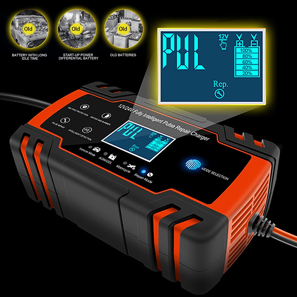 {TH}CXXIIICar Battery Charger 12V/24V 8Amp Intelligent Automatic ...