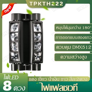 ไฟแฟลชเวที 40 วัตต์ ไฟเวที ไฟแฟลช KTV แฟลช LED Light Bar ไฟหัวเลเซอร์ led mini spider light หรือไฟแมงมุม