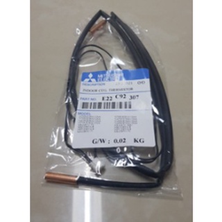 MITSUBISHI รหัส E12C92307 INDOOR COIL THERMISTOR เซ็นเซอร์น้ำแข็ง อะไหล่ แอร์มิตซูบิชิ ของแท้