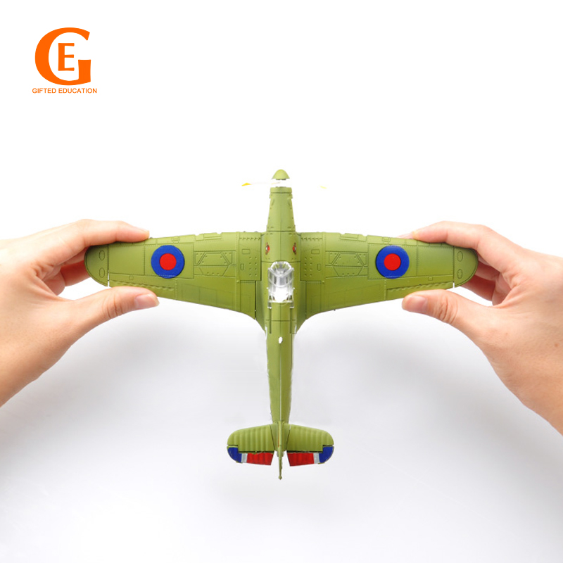 โมเดลเครื่องบิน 1/48 4D UK Hurricane Fighter ของเล่นสําหรับเด็ก