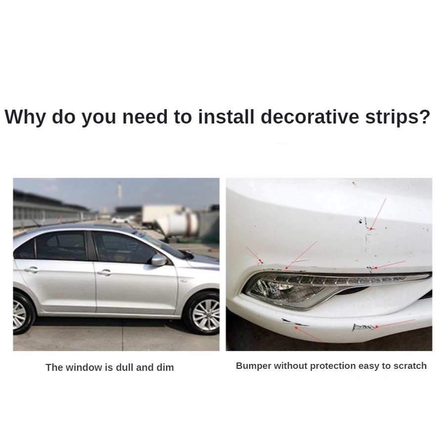 สติกเกอร์โครเมี่ยม 5 เมตร 6 810 12 มม. 15 20 22 25 30 มม. สําหรับติดประตูรถยนต์ - รูปที่ 6