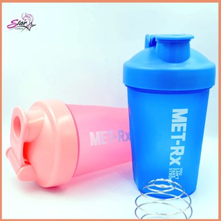 Bottle Protein Shaker Fitness MET-Rx🔥แก้วเชค แก้วชง ผสมเวย์โปรตีน พร้อมลูกเหล็กทำให้แตกตัว