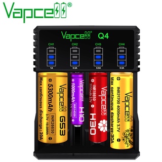 [รับประกันสินค้า] เครื่องชาร์จ Vapcell Q4 charger