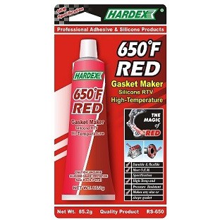 HARDEX RS-650 RED RTV SILICONE GASKET MAKER